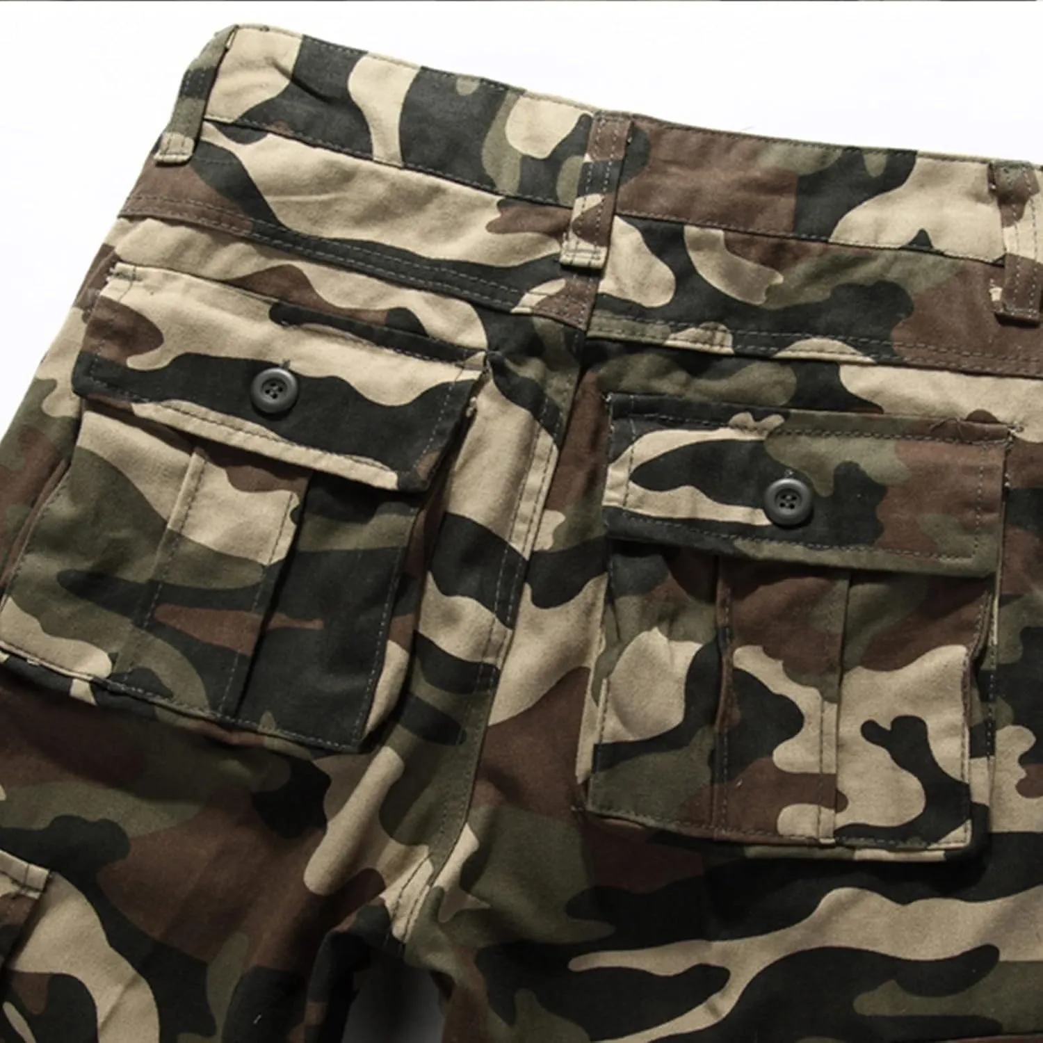 Muscularfit Camo Cargo Pants for Men 2023 Big and Tall Multi Pockets Loose Straight Sweatpants Outdoor Fashion Athletic Pants
