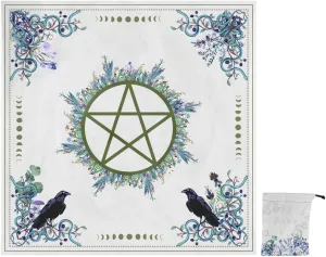 Mystical Tarot Card Tablecloth for Spiritual Seekers