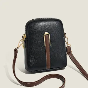 New Lychee Pattern Leather Mobile Phone Bag