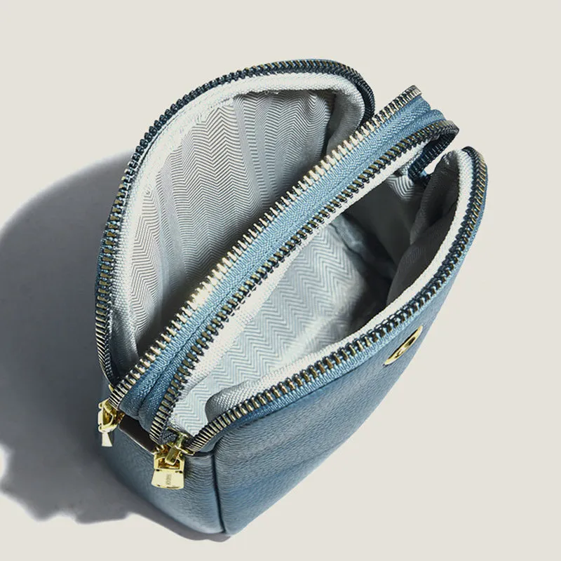 New Lychee Pattern Leather Mobile Phone Bag