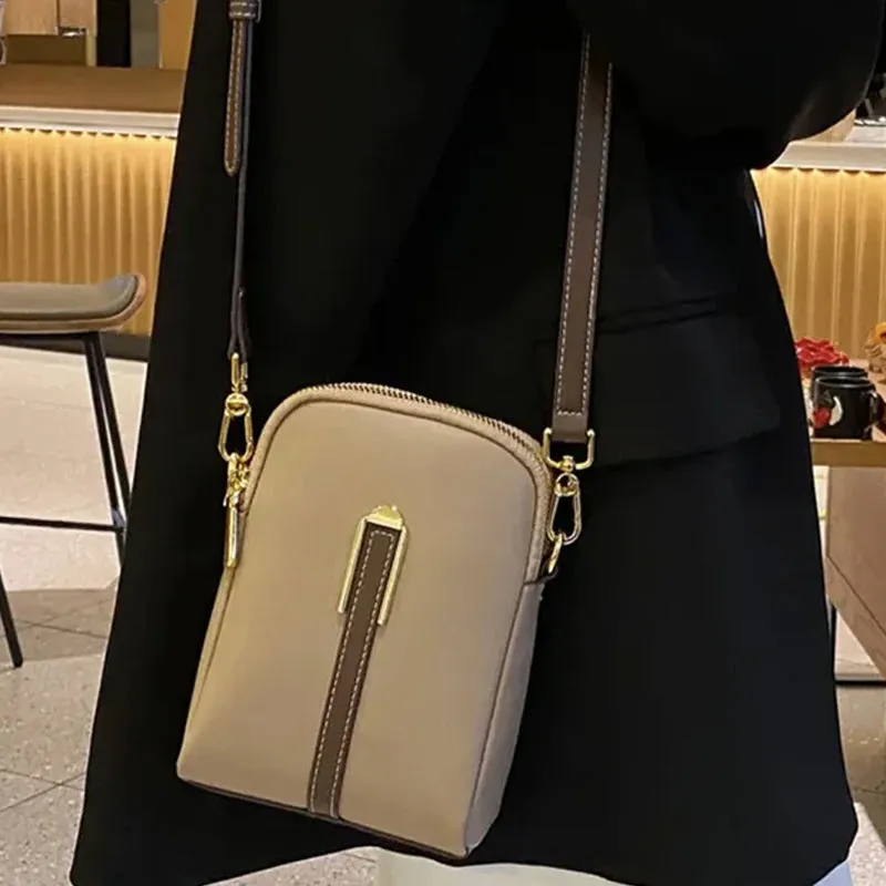 New Lychee Pattern Leather Mobile Phone Bag
