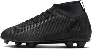 Nike Jr. Mercurial Superfly 10 Club Little/Big Kids' MG High-Top Soccer Cleats (FQ8318-002, Black/Deep Jungle/Black) Size 5