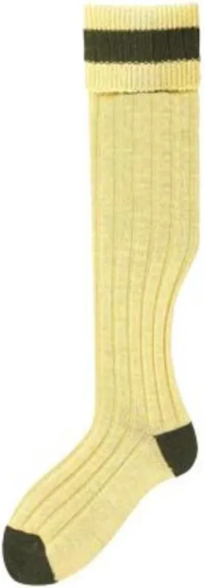 No.14 Stockings Large Mustard/Olive Large Yellow