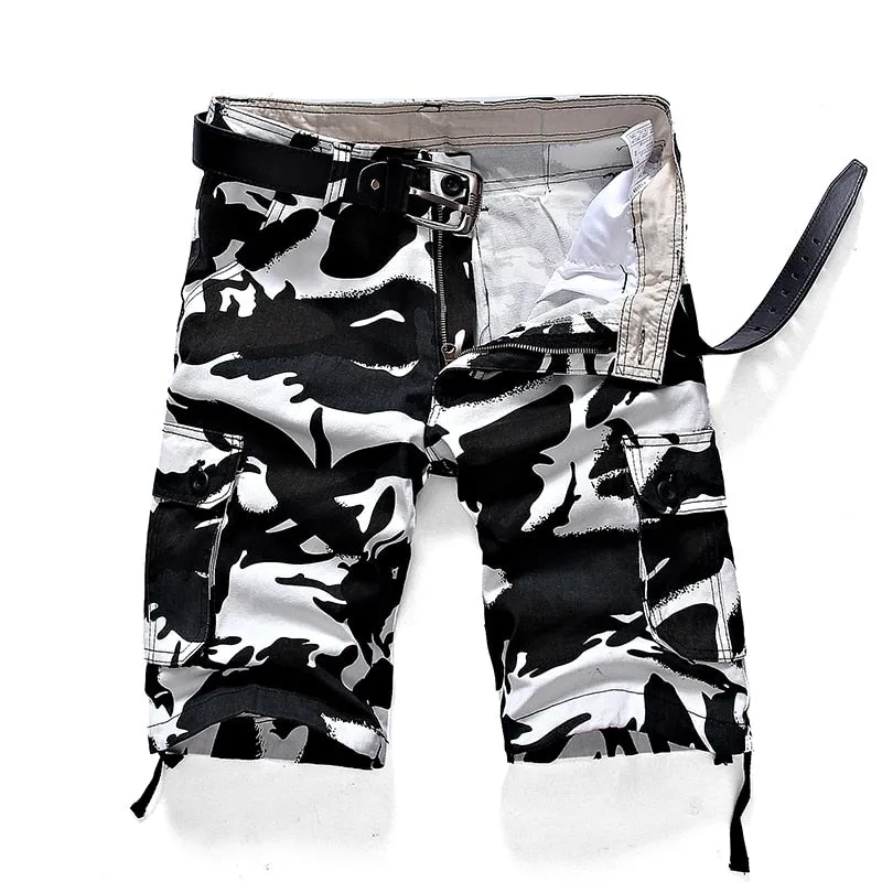 North Royal Camo Cargo Shorts