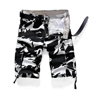 North Royal Camo Cargo Shorts