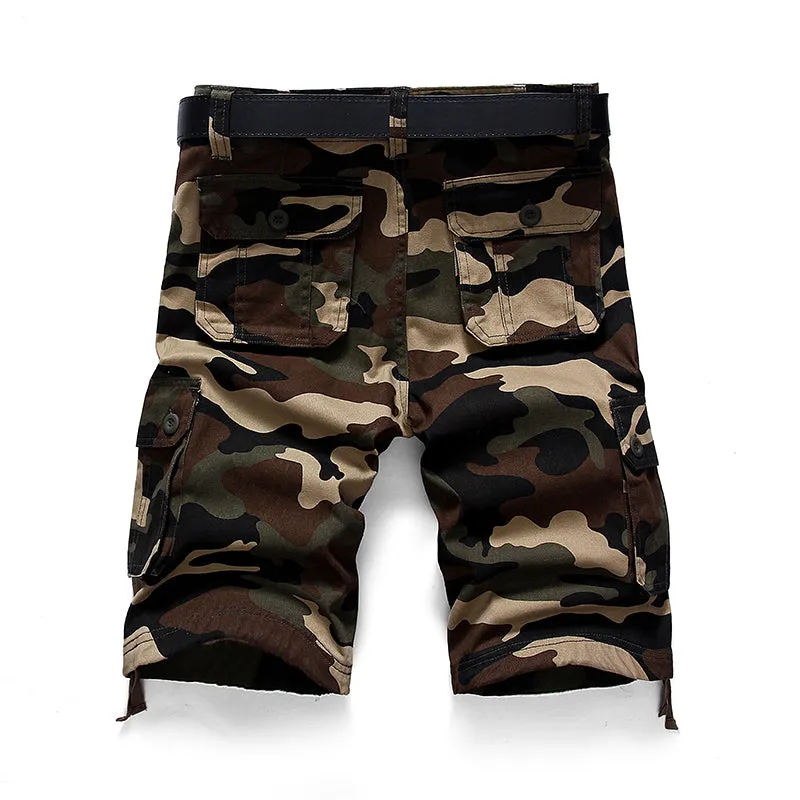 North Royal Camo Cargo Shorts