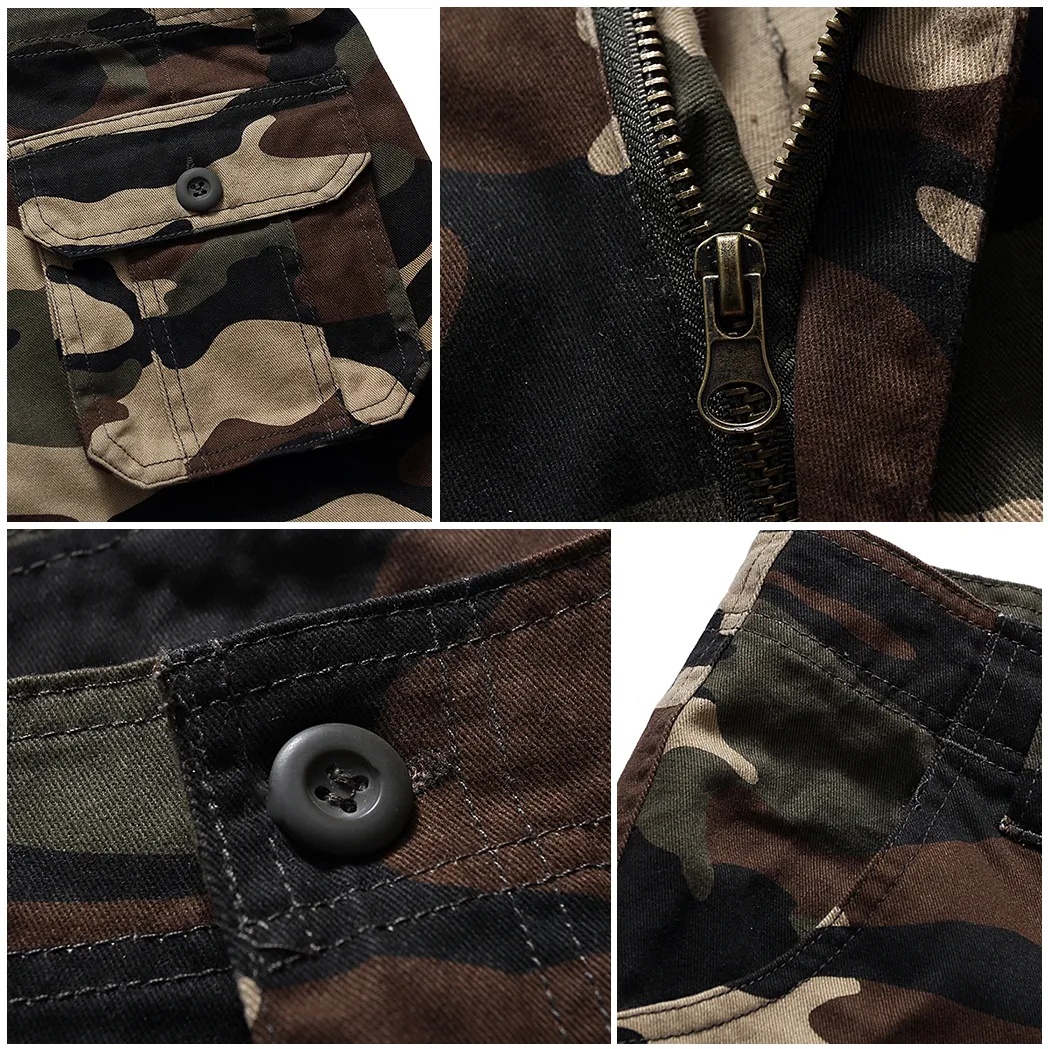 North Royal Camo Cargo Shorts