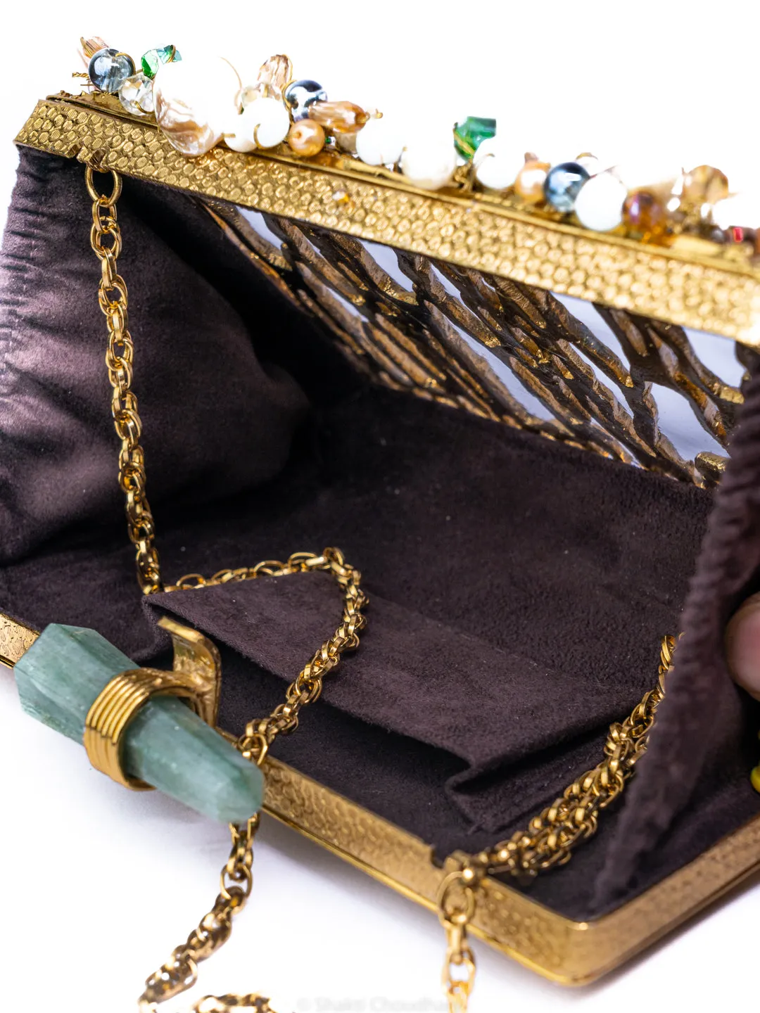 NR By Nidhi Rathi Embellished Embellished Box Clutch