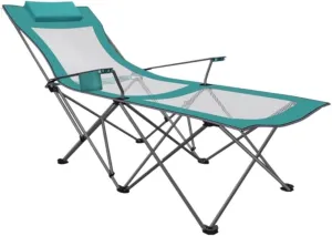 Office chair , Camping Chairs Outdoor Furniture Beach Chairs Portable Camping Chair With Footrest Mesh Backrest Folding Reclining Lunch Break Bed Sitting Lying Dual-Purpose Beach Seat Folding Chairs P