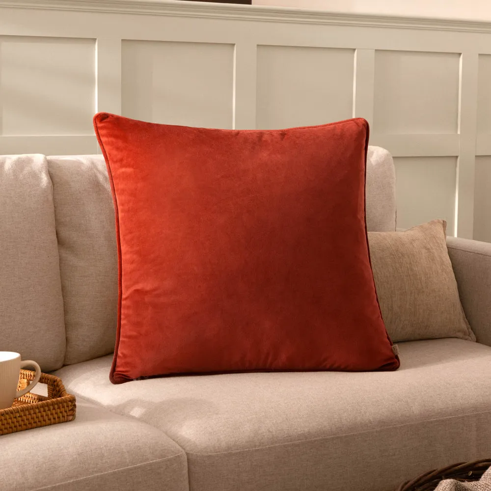 Opulence Soft Velvet Cushion Sunset
