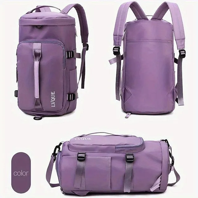 Organizer bags Solid Color for Men Women Large Capacity with Multiple Pockets Oxford Cloth School Bag Back Pack Satchel 9.84*9.84*18.11 inch, Back to School Gift
