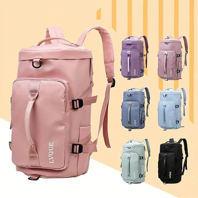 Organizer bags Solid Color for Men Women Large Capacity with Multiple Pockets Oxford Cloth School Bag Back Pack Satchel 9.84*9.84*18.11 inch, Back to School Gift