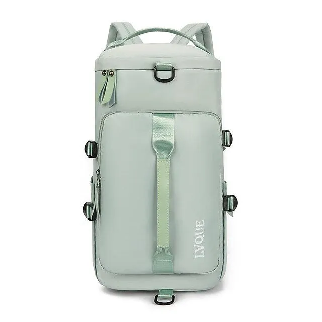 Organizer bags Solid Color for Men Women Large Capacity with Multiple Pockets Oxford Cloth School Bag Back Pack Satchel 9.84*9.84*18.11 inch, Back to School Gift