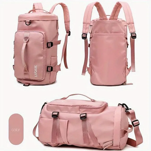 Organizer bags Solid Color for Men Women Large Capacity with Multiple Pockets Oxford Cloth School Bag Back Pack Satchel 9.84*9.84*18.11 inch, Back to School Gift