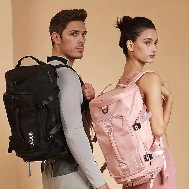 Organizer bags Solid Color for Men Women Large Capacity with Multiple Pockets Oxford Cloth School Bag Back Pack Satchel 9.84*9.84*18.11 inch, Back to School Gift