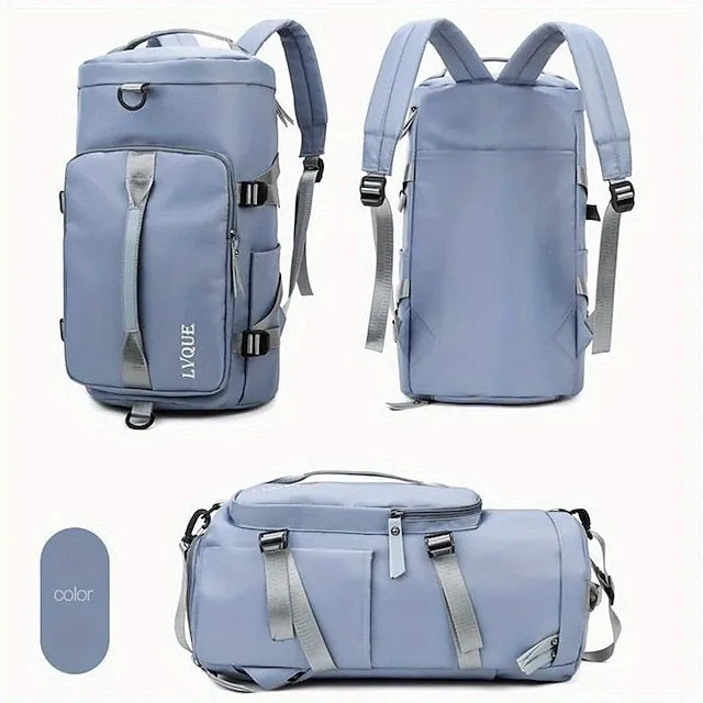 Organizer bags Solid Color for Men Women Large Capacity with Multiple Pockets Oxford Cloth School Bag Back Pack Satchel 9.84*9.84*18.11 inch, Back to School Gift