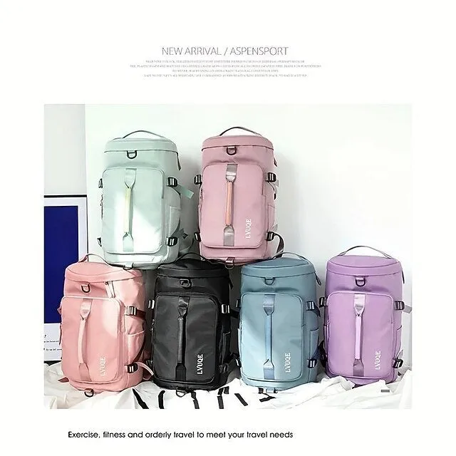Organizer bags Solid Color for Men Women Large Capacity with Multiple Pockets Oxford Cloth School Bag Back Pack Satchel 9.84*9.84*18.11 inch, Back to School Gift