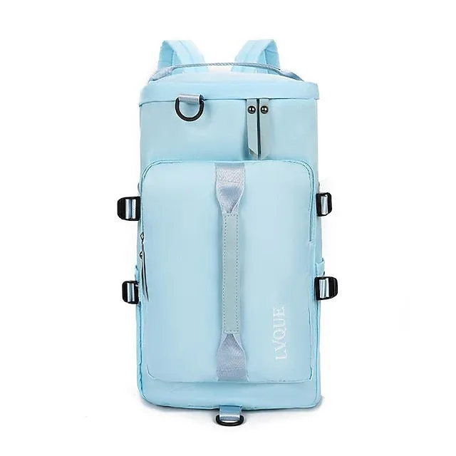 Organizer bags Solid Color for Men Women Large Capacity with Multiple Pockets Oxford Cloth School Bag Back Pack Satchel 9.84*9.84*18.11 inch, Back to School Gift