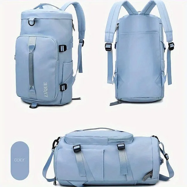 Organizer bags Solid Color for Men Women Large Capacity with Multiple Pockets Oxford Cloth School Bag Back Pack Satchel 9.84*9.84*18.11 inch, Back to School Gift