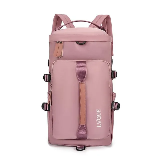 Organizer bags Solid Color for Men Women Large Capacity with Multiple Pockets Oxford Cloth School Bag Back Pack Satchel 9.84*9.84*18.11 inch, Back to School Gift