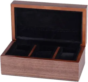 Organizer Case Wood Watch Box Display Storage Case Available in a Variety of Sizes/2Slots (3slots)