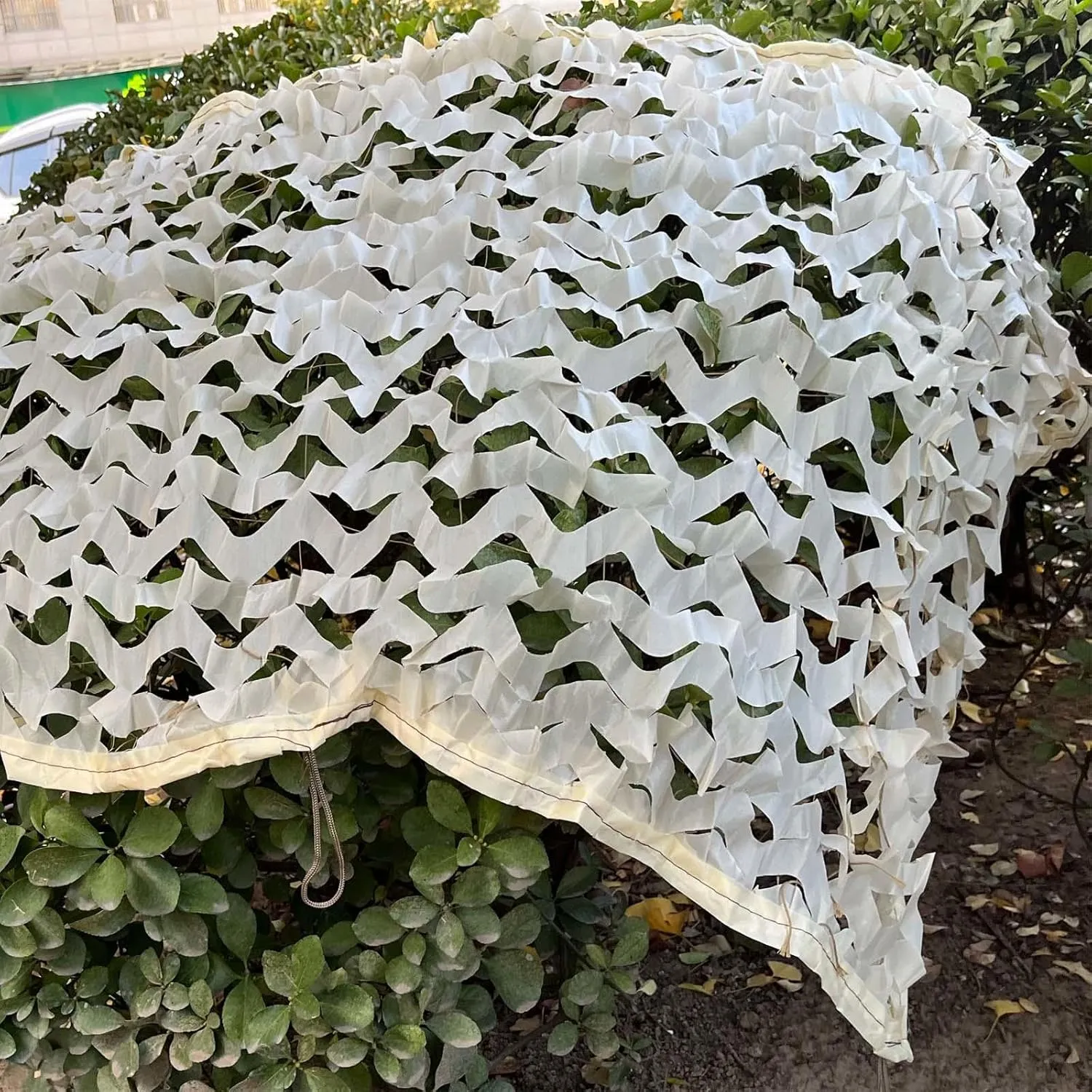 Outdoor Camouflage Netting, Military Camouflage Net, Reinforced Camo Sunshade Netting, Anti-Uv/Anti-Aging, for Camping, Hunting, Bird Watching, Photography, Decoration,Beige-7x10m/26.2x32.8ft