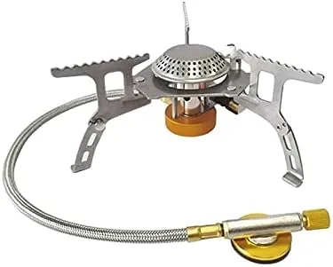 Outdoor Gas Stove Camping Gas Burner Folding Electronic Stove Hiking Portable Foldable Split Stoves 3000W Camping Accessories