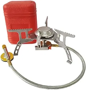 Outdoor Gas Stove Camping Gas Burner Folding Electronic Stove Hiking Portable Foldable Split Stoves 3000W Camping Accessories