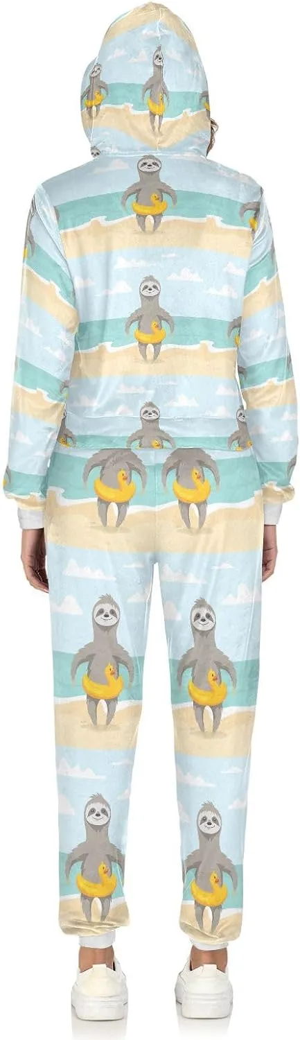 Oyihfvs 2 Pcs Women's Sweatshirt Hoodie Set, With Pocket Athletic Casual Suit (S-2XL)