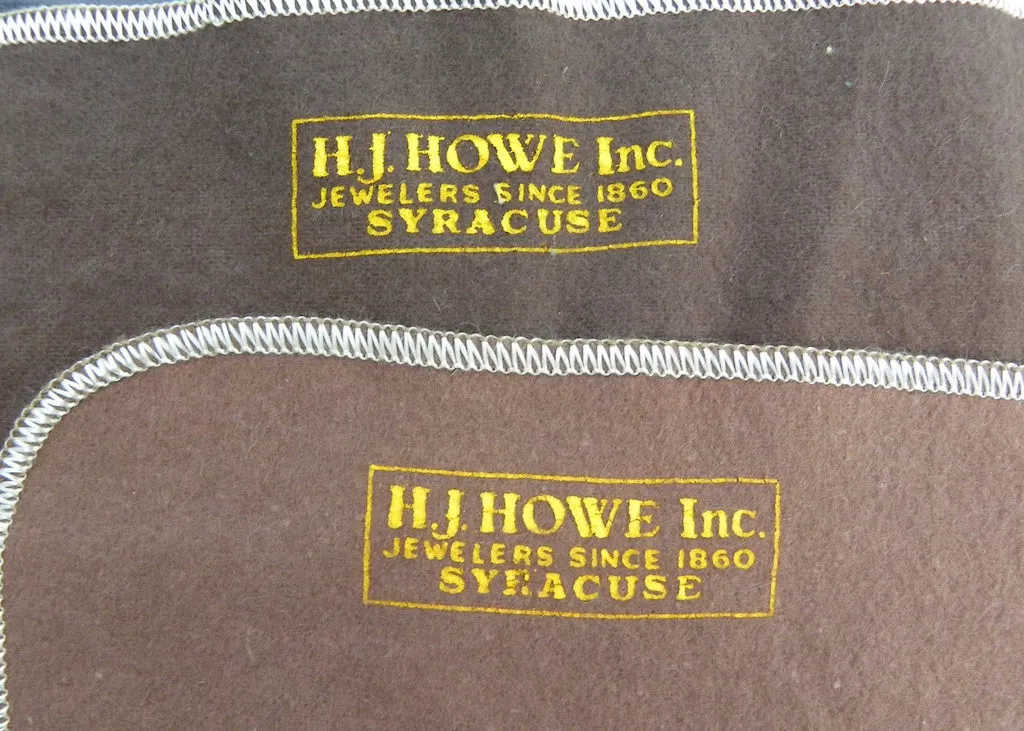 Pair of Vintage Felt Storage Bags for Silver Serving Pieces