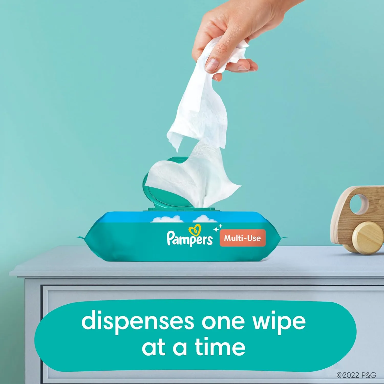 Pampers Baby Wipes Multi-Use Clean Breeze 9X Pop-Top Packs 504 Count