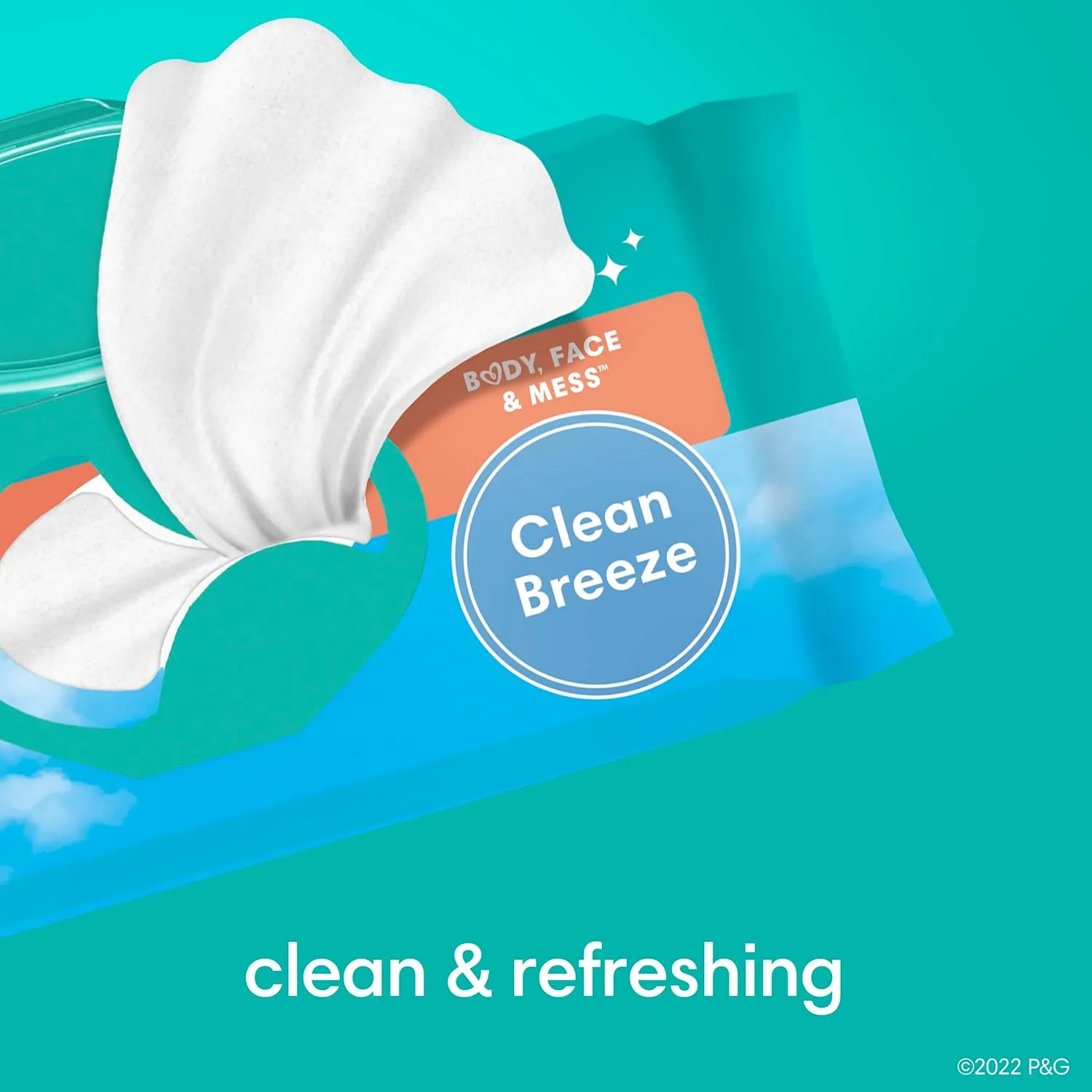 Pampers Baby Wipes Multi-Use Clean Breeze 9X Pop-Top Packs 504 Count