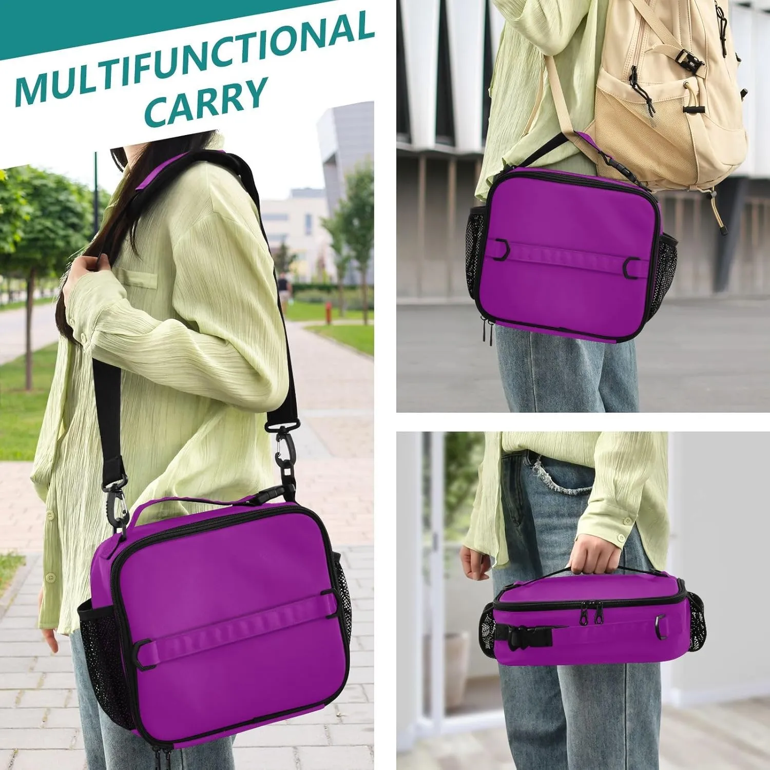 Patriarch Lunch Cooler Bag, Lunch Box with Shoulder Strap, Insulated Lunch Bag Kids