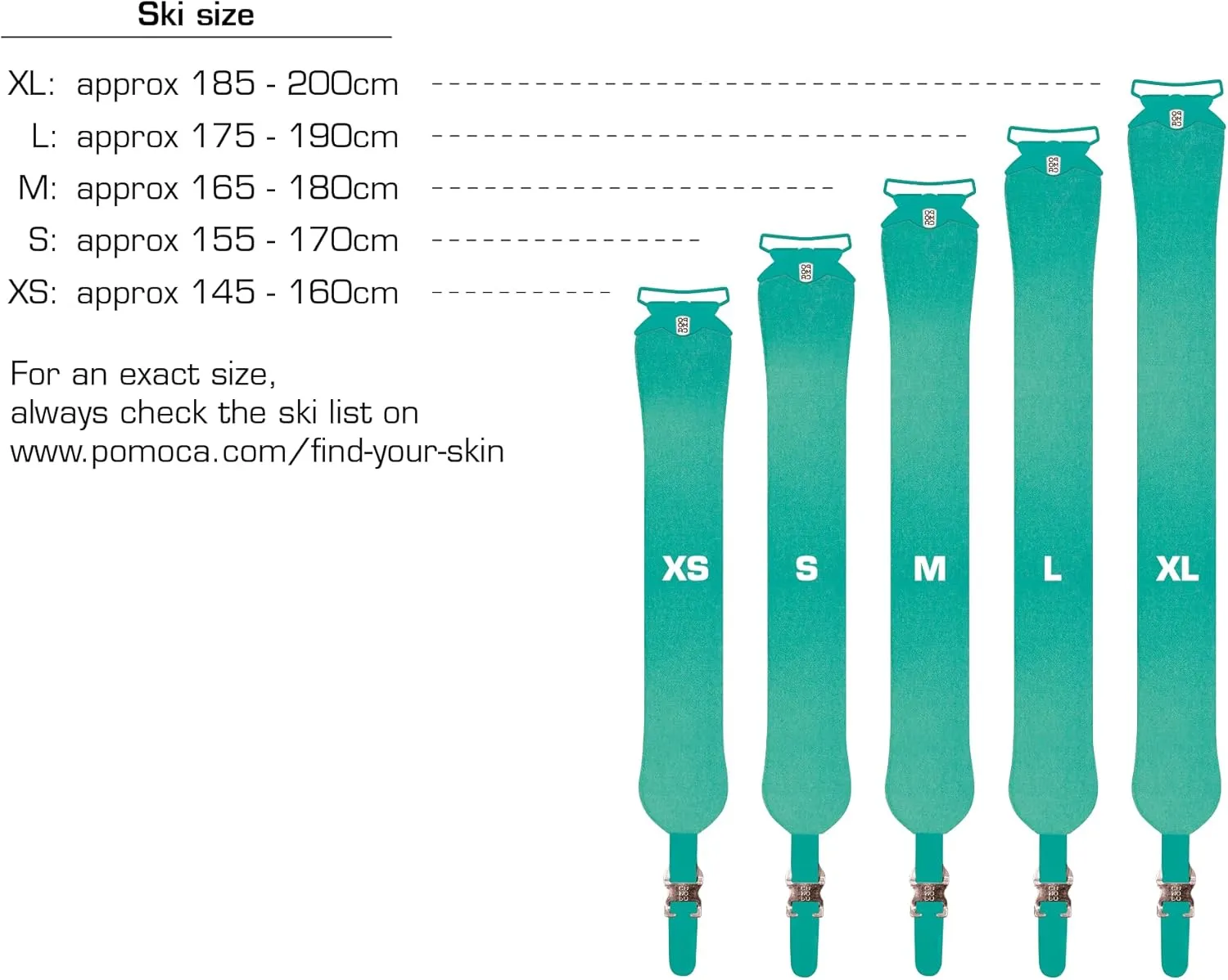 POMOCA Tour Pro Climbing Skin - Ultralight, Mohair-Mix Ski Skins for Backcountry Skiing