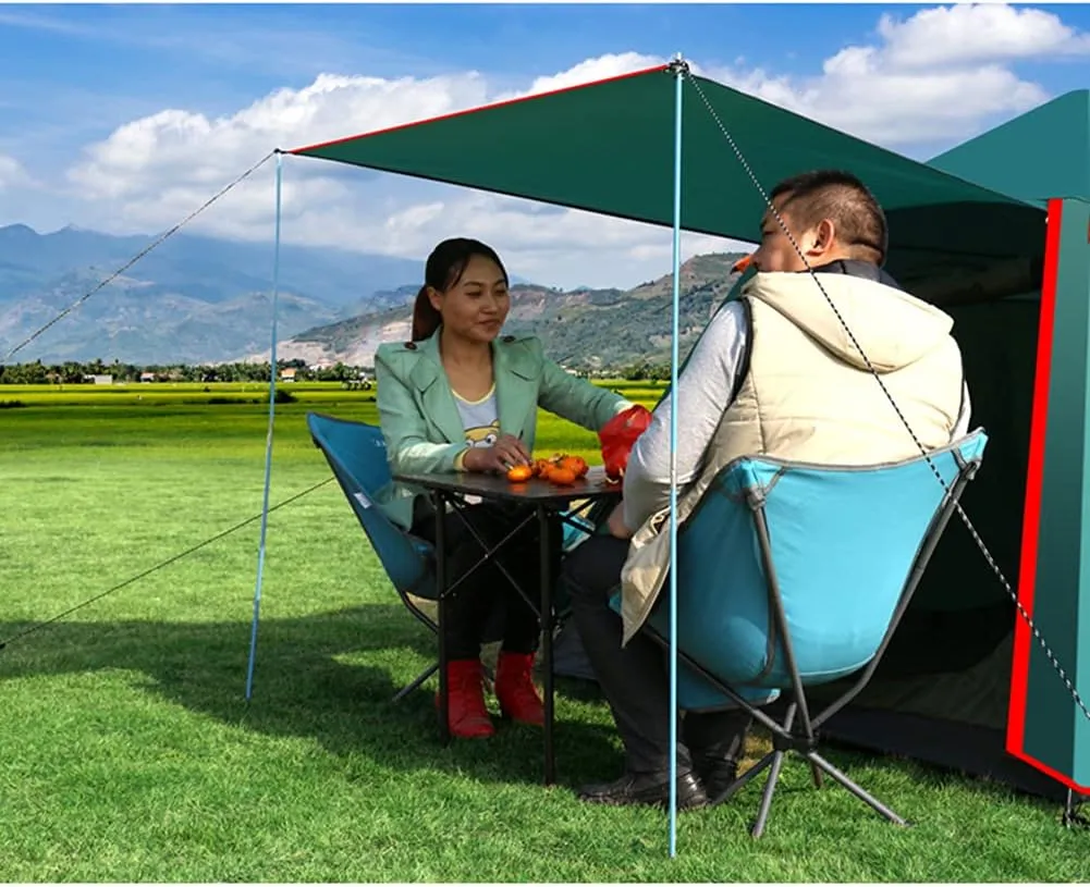 Pop Up Tent Family Camping Tent 3-4 Person Portable Tent Automatic Tent Waterproof Windproof for Camping Hiking Mountaineering, Yellow