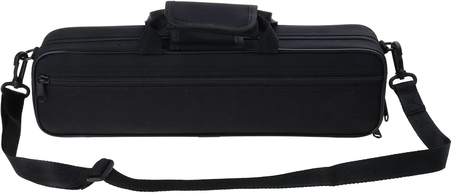 Portable 16 Hole Flute Carrying Bag Light Weight Flute Storage Box Soft Lining 16 Holes Flute Bag With Shoulder Strap