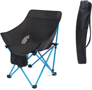 Portable Folding Chair Outdoor Folding Chair with Storage Mesh Bag Portable Fishing Seat Simple Mazha Stool Indoor Chair Camping Chair Adjustable Folding Chair