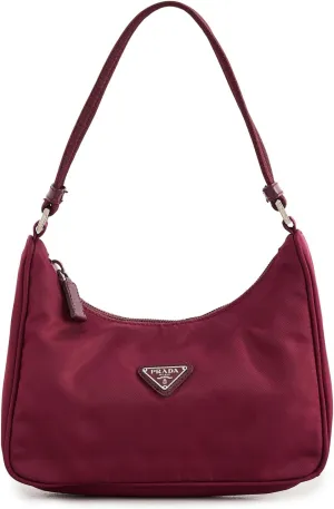Prada Women's Pre-Loved Vela Nylon Shoulder Bag