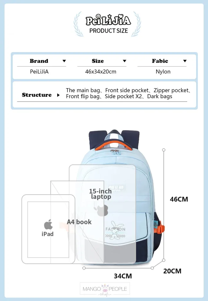 Premium Quality Large Capacity School Backpack