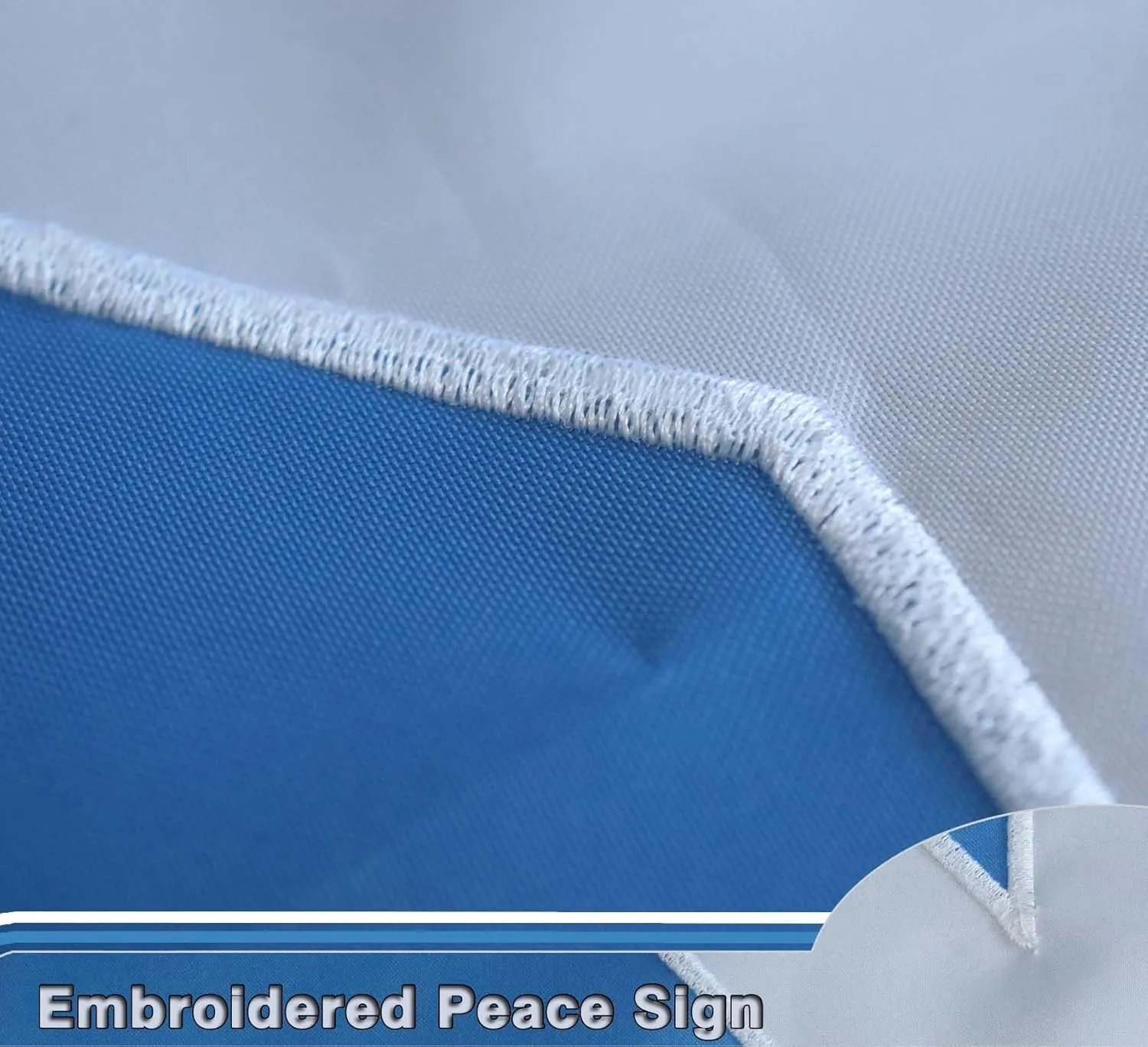 Premium World Peace symbols Flag 3x5 Ft Large Double Sided Embroidered |Quadruple Stitched Fly Ends| Love Peace Flags For outdoors House Decoration Banner