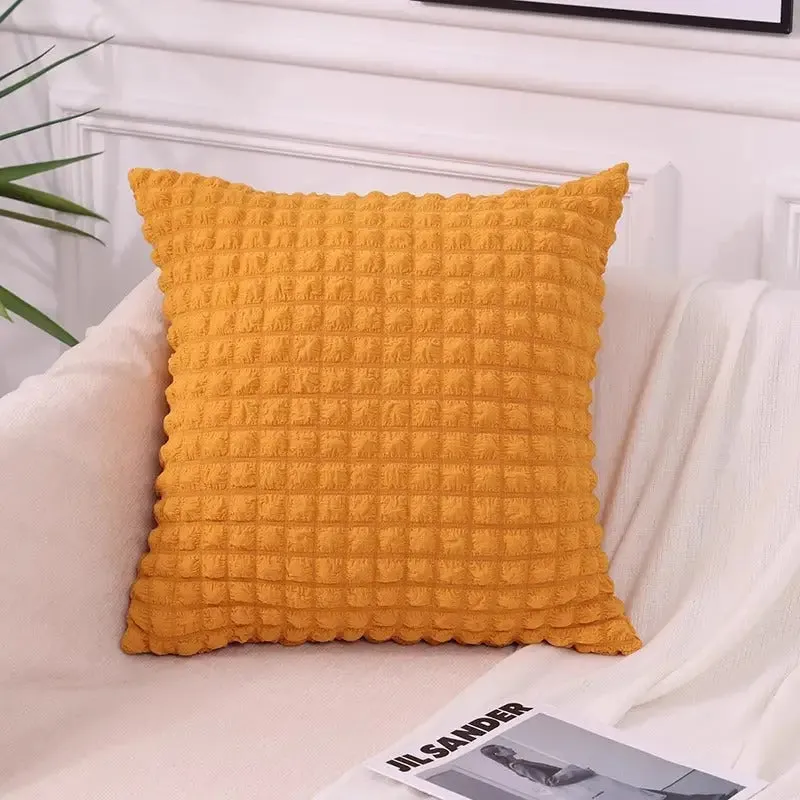 Puff Velvet Soft Throw Cushion