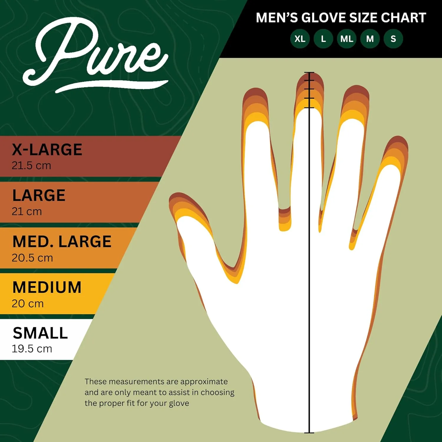 Pure Golf All Premium AAA Cabretta Leather Golf Glove | Enhanced Breathability, Durability with Optimal Short Fit Cuff
