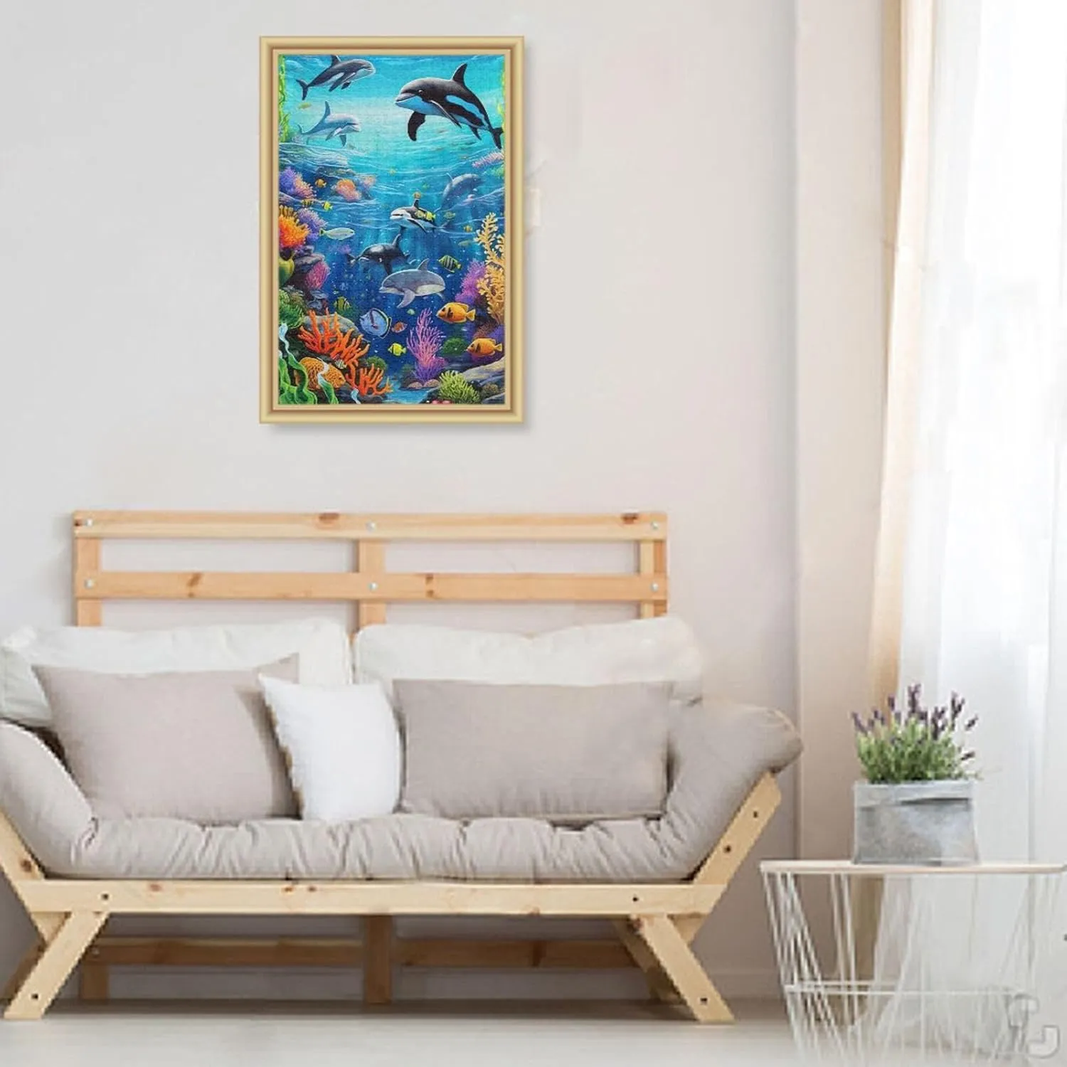 Puzzles for Adults 1000 Piece Whales Dolphin Fish Undersea Jigsaw Puzzles Kids Game Toys Gift Home Decor 202A2487