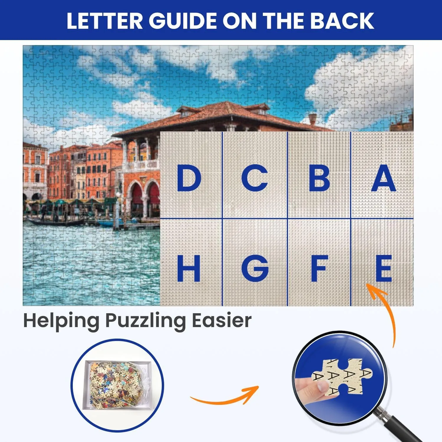 Puzzles for Adults 1000 Pieces Rialto Fish Market Venice Wooden Jigsaw Puzzles Challenging Fun Educational Family Games Kid Toys Art Work Gift Home Decor