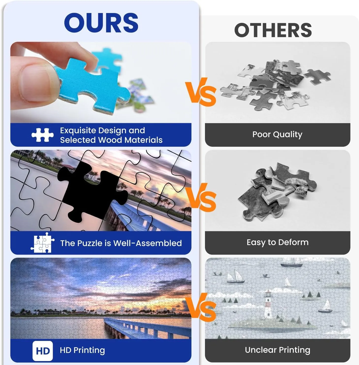 Puzzles for Adults 1000 Pieces Sunrise Naples Pier Where People Fish Dawn Naples Wooden Jigsaw Puzzles Challenging Fun Educational Family Games Kid Toys Art Work Gift Home Decor