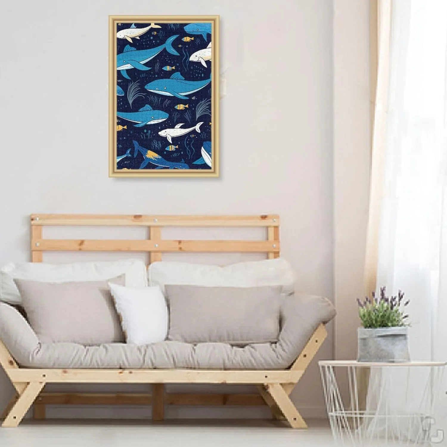 Puzzles for Adults 500 Piece Cute Whale Fish Jigsaw Puzzles Kids Toy Game Gift 202A2630
