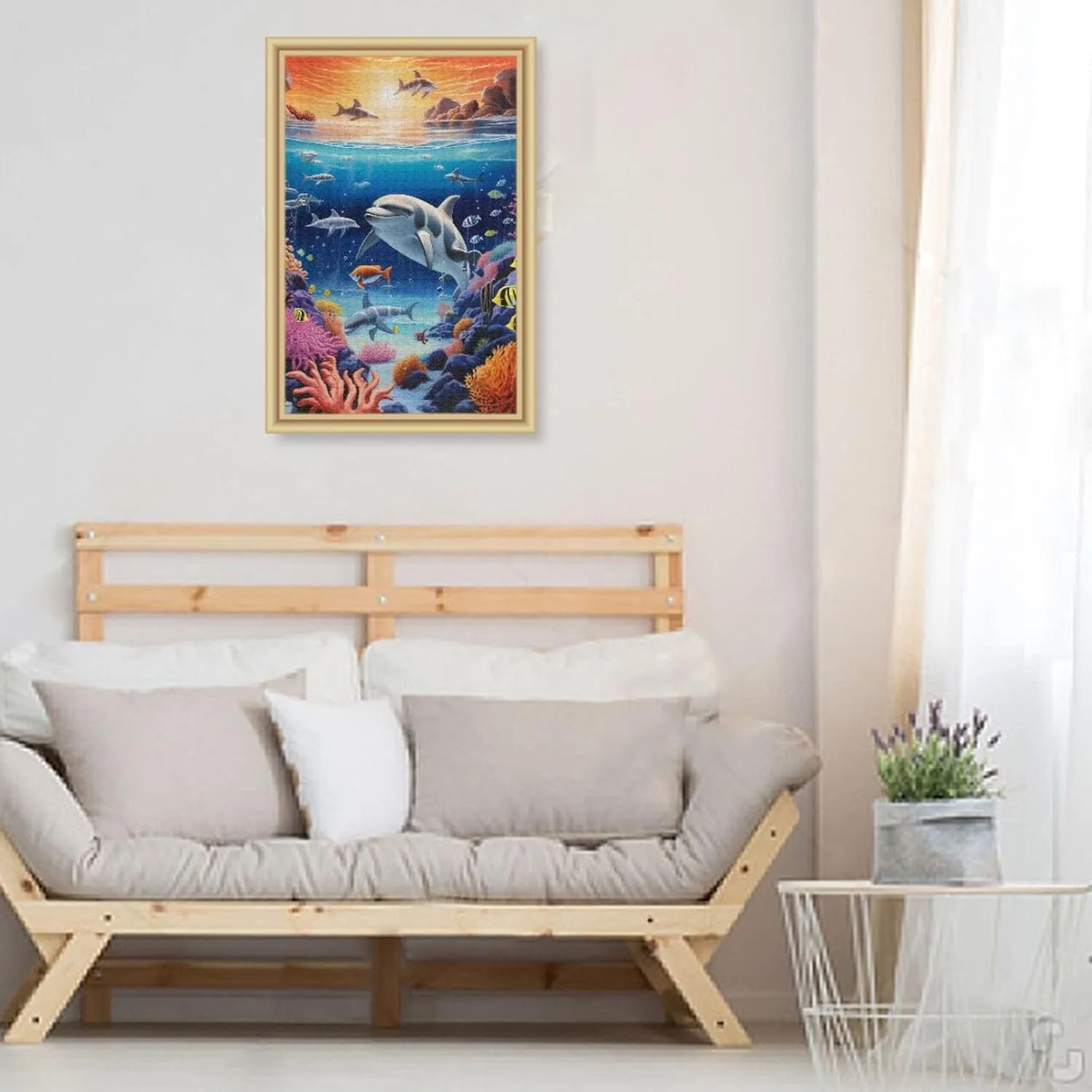 Puzzles for Adults 500 Piece Whales Dolphin Fish Undersea Jigsaw Puzzles Kids Toy Game Gift 202A2471