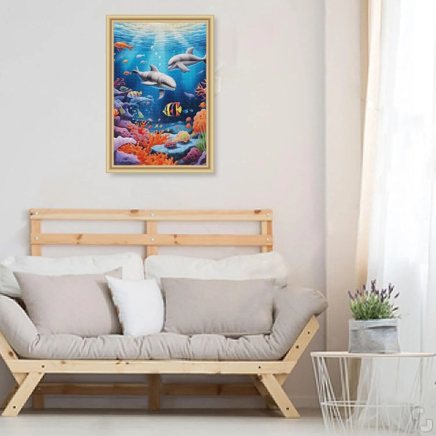 Puzzles for Adults 500 Piece Whales Dolphin Fish Undersea Jigsaw Puzzles Kids Toy Game Gift 202A2472