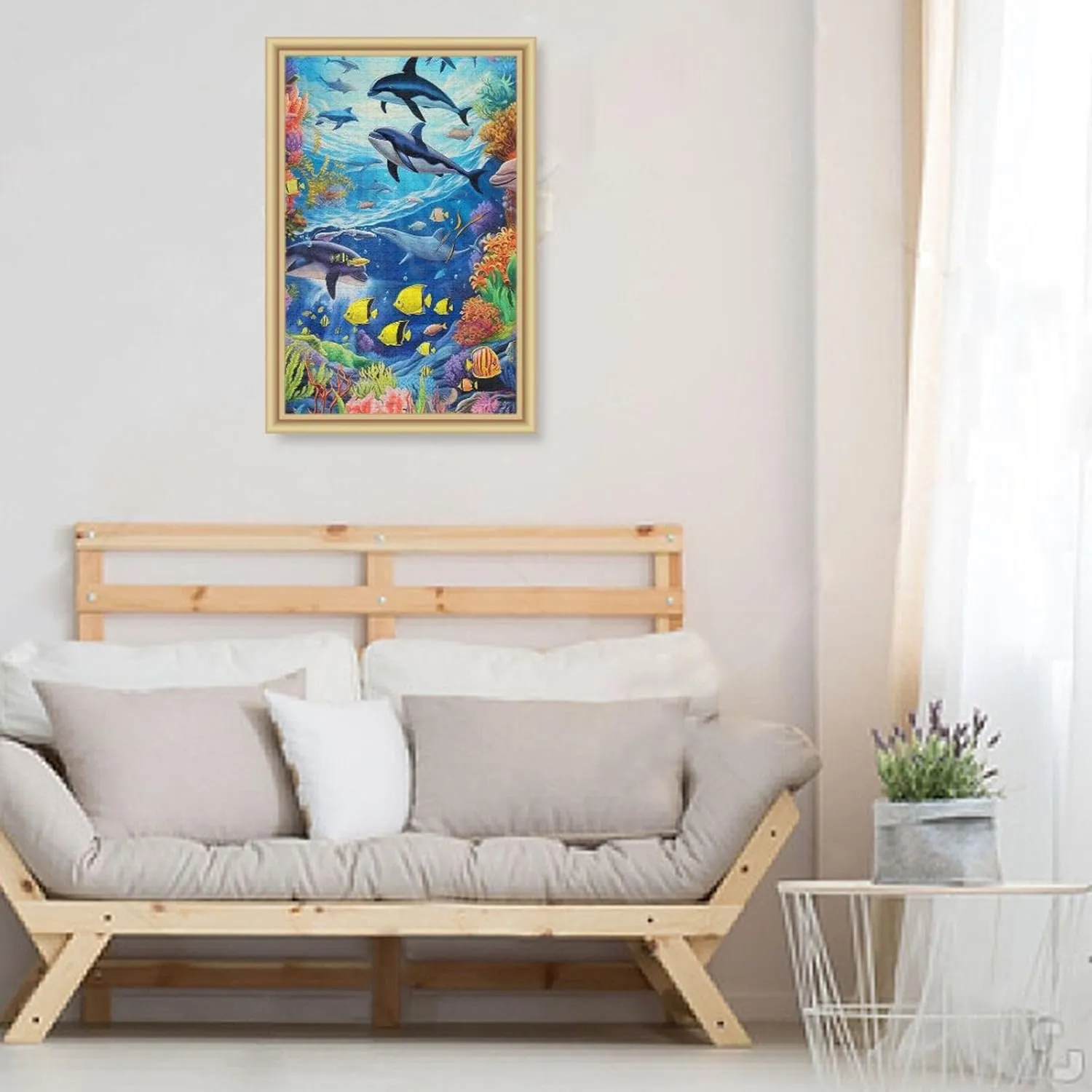 Puzzles for Adults 500 Piece Whales Dolphin Fish Undersea Jigsaw Puzzles Kids Toy Game Gift 202A2485
