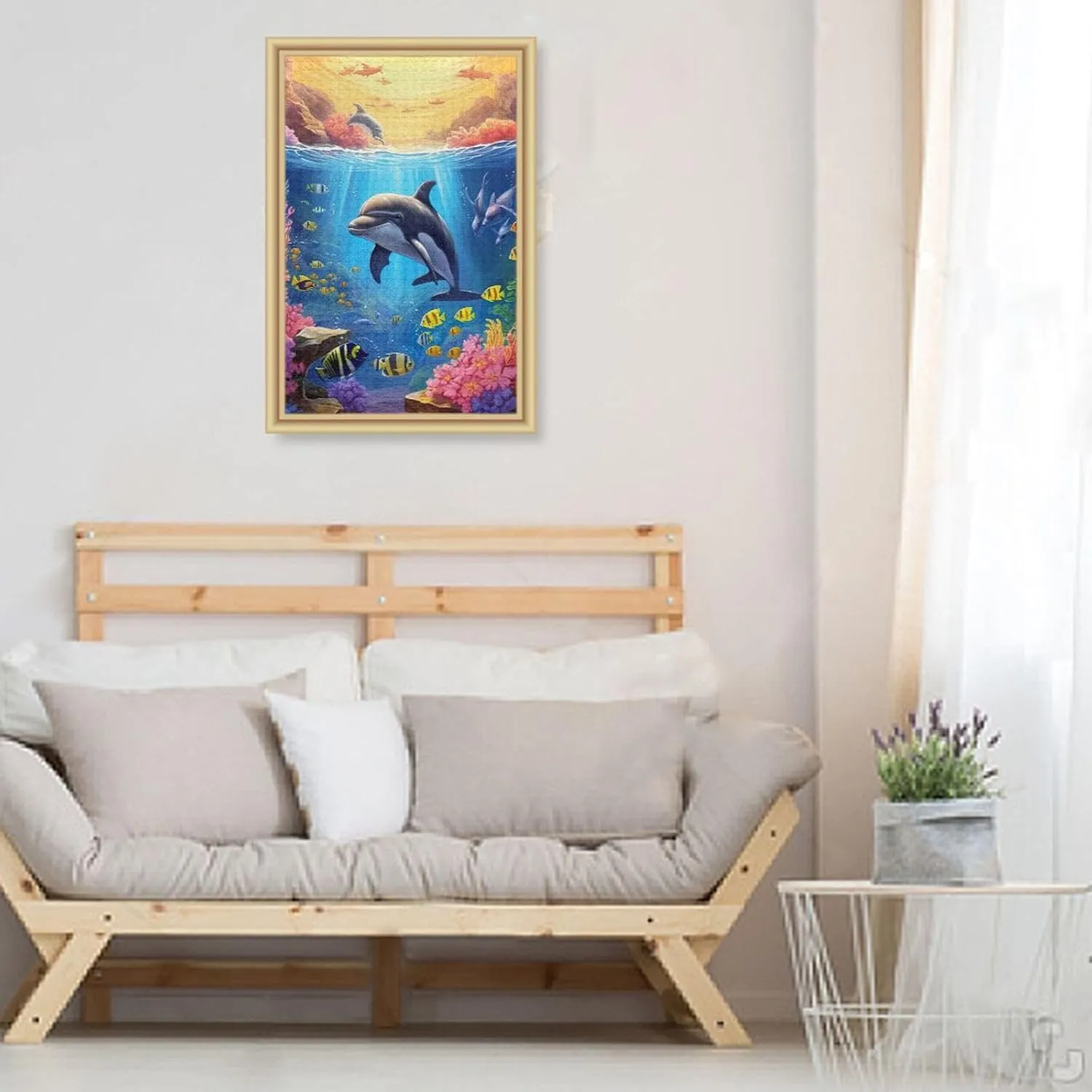 Puzzles for Adults 500 Piece Whales Dolphin Fish Undersea Jigsaw Puzzles Kids Toy Game Gift 202A2490